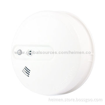 Wired Interconnected Photoelectric Heat and Smoke Alarm with 9V Backup BatteryNew